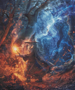 Imàge Wizard in an Enchanted Forest IF003